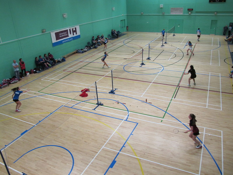Badminton courts